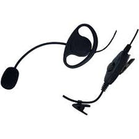 Heavy Duty  Boom Mic with PTT headset, D/cup earpiece for ZA-725,  ZA-721, ZA-723, ZA-720, ZA-758, TX-8 ideal for factory use