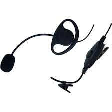Heavy Duty  Boom Mic with PTT headset, D/cup earpiece for ZA-725,  ZA-721, ZA-723, ZA-720, ZA-758, TX-8 ideal for factory use