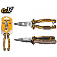 INGCO Long Nose Pliers 160MM Black Finish HLNP28168 | Premium Quality Tool | chavda.com