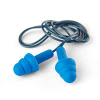 DROMEX EARPLUG RUBBER CORDED BLUE  DR-090CDET