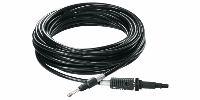 Bosch Pressure Washer Hose 10m - Drain Cleaner Pipe Cleaner Karcher Compatible High Pressure Accessory