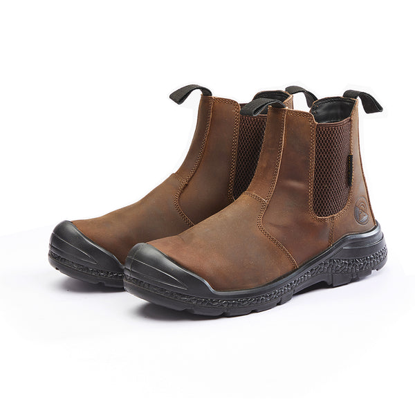 DROMEX BOOT SAFETY CHELSEA BROWN [04]  DFCHELSEA-BR-4