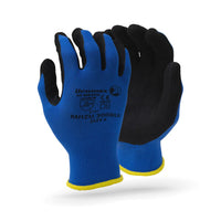 DROMEX GLOVE MIIZU BLUE P/COATED [10]  MIIZU300BLU-10