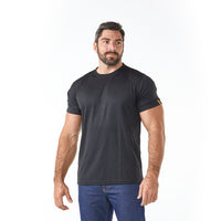 DROMEX SHIRT TEE Q/DRY BLACK [XS]  DW-TECH-TBK-XS