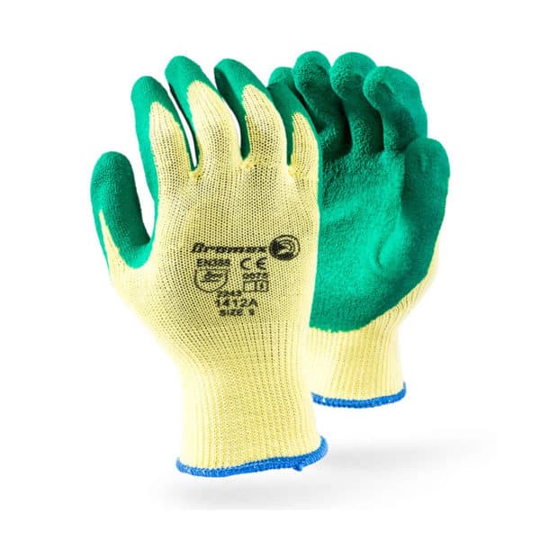 DROMEX GLOVE LATEX P/COATED GREEN [09]  1412A-9
