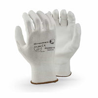 DROMEX GLOVE PU P/COATED WHT [11]  PU2001/11