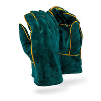 DROMEX GLOVE LEATHER WELDER GREEN W/LENGTH  WELD/2.5GR