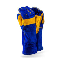 DROMEX GLOVE LEATHER WELDER BLUE E/LENGTH  WELD/BLUE