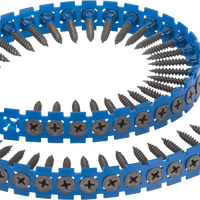 Collated Drywall Screws - 3.9x35mm - 1000pc Pack - Fine Thread Power Tool Screws for Screw Guns