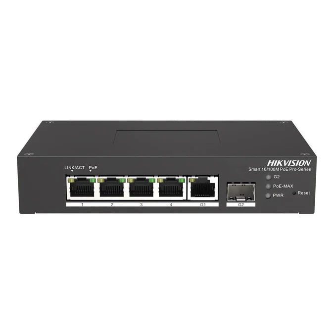 Hikvision Switch DS-3T1306P-SI/HS  4P PoE Man. Ind - NW380