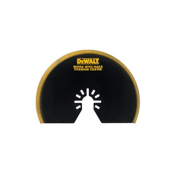 DeWalt Titanium Semi-Circle Saw Blade For Multi-Tool 100Mm - DT20709-QZ