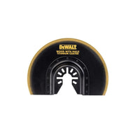 DeWalt Titanium Semi-Circle Flush Saw Blade For Multi-Tool 100Mm - DT20711-QZ