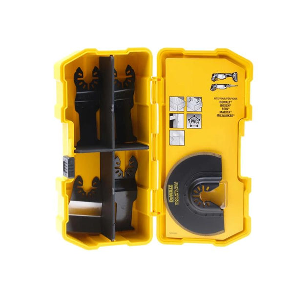 DeWalt 5 Piece Saw Blade Set For Multi-Tool In Tough Case - DT20715-QZ