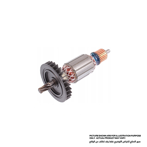 Makita Armature 516948-1 for M9000, M9001, MGA700, MGA900 Angle Grinders. Power Tool Part