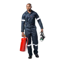 DROMEX BOILERSUITS NOMEX W/REFL N/BLUE [56]  DW-NOMEX-O56