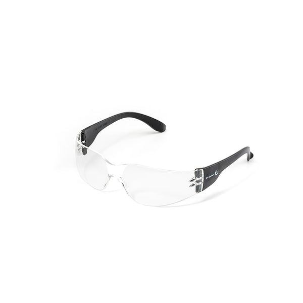 DROMEX Safety Glasses Clear Anti-Scratch Anti-Fog | Sporty Protective Eyewear