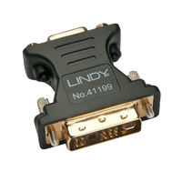 LINDY DVI MALE TO VGA  FEMALE ADAPTER (41199) - ADA-DVIM-HD15FL