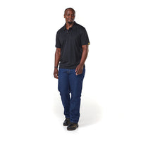 DROMEX SHIRT GOLF Q/DRY BLACK [S]  DW-TECH-GBL-S