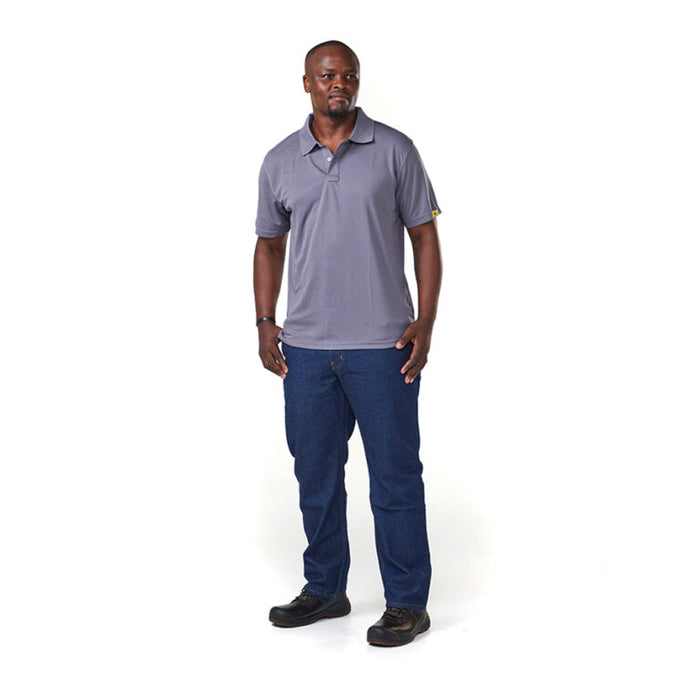 DROMEX SHIRT GOLF Q/DRY GREY [S]  DW-TECH-GGY-S