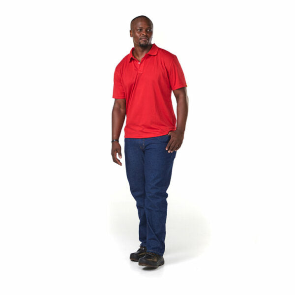 DROMEX SHIRT GOLF Q/DRY RED [L]  DW-TECH-GRD-L