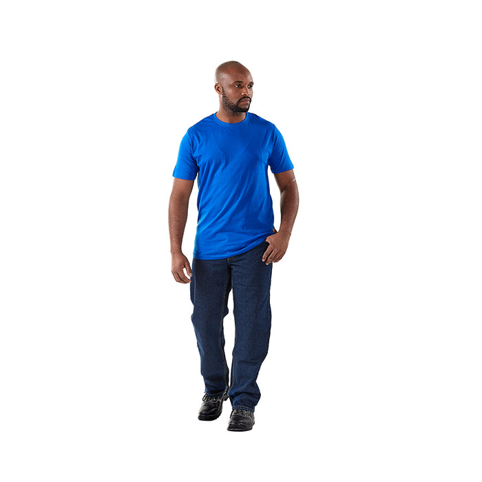 DROMEX SHIRT TEE COTTON R/BLUE [L]  DW-TSHIRTRB-L