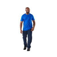 DROMEX SHIRT TEE COTTON R/BLUE [2XL]  DW-TSHIRTRB-2XL