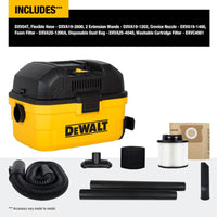 DeWalt Portable 15L Wet Dry Vacuum Cleaner - DXV15T
