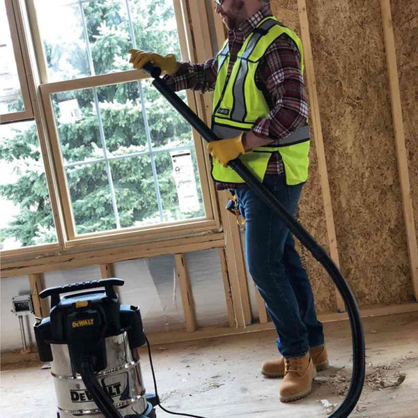 DeWalt Portable 38L Stainless Steel Wet Dry Vacuum Cleaner - DXV38SPTA
