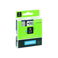 HellermannTyton : Dymo Label Tape 6mm  on White - (DYT6BKWT)