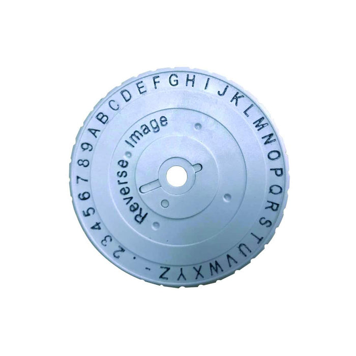 Dymo M11 Emboss Wheel by HellermannTyton - Replacement Character Wheel for Label Makers