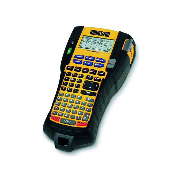 DYMO Rhino 5200 Label Maker: Portable Industrial Labeling Machine for Cables, Panels, and More
