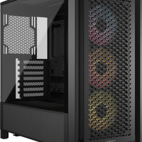 FRAME 4000D RS ARGB Black Mid-Tower PC Case; 2x 3.5'' |  2x 2.5'' Drive Bays; Up to 360mm Radiator; 3x RS ARGB PWM Fans;