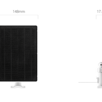 EZVIZ 8W Solar Panel USB Type-C