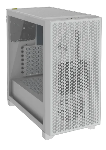 3000D AIRFLOW White Mid-Tower PC Case; 2x 3.5'' |  2x 2.5'' Drive Bays; Up to 360mm Radiator compatible; 2x 120mm fan incl-CC-9011252-WW