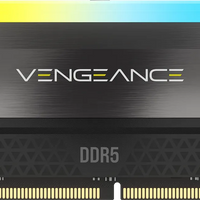 CORSAIR VENGEANCE RGB DDR5 16GB (2 x 8GB) DDR5 5200 CL40-40-40-77 1.25V Intel XMP - BLACK