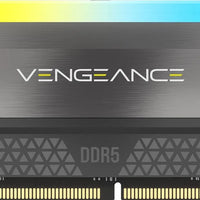 Corsair VENGEANCE RGB DDR5 32GB (2x16GB) DDR5 6000 CL36-44-44-96 1.4V  Intel XMP and AMD EXPO Memory - Grey.