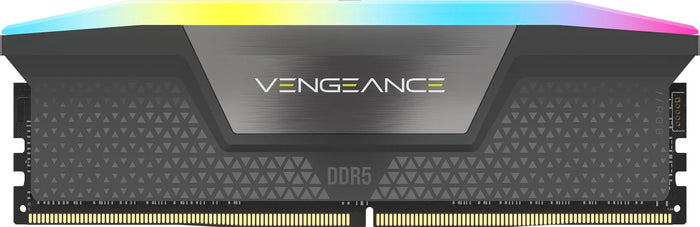 Corsair VENGEANCE RGB DDR5 32GB (2x16GB) DDR5 6000 CL36-44-44-96 1.4V  Intel XMP and AMD EXPO Memory - Grey.