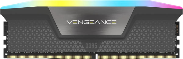Corsair VENGEANCE RGB DDR5 32GB (2x16GB) DDR5 6000 CL36-44-44-96 1.4V  Intel XMP and AMD EXPO Memory - Grey.