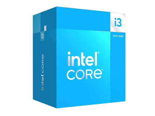 Intel Core i3-14100F 14th Gen CPU: 4 Cores, 4.7GHz Boost, 12MB Cache. Image from chavda.com