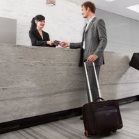EVERKI JOURNEY TROLLEY BRIEFCASE | Fits up to 16 inch laptops | Smart Clothing Compartment for short travel days Everki