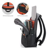 EVERKI LIGHT BACKPACK | Fits up to 15.6 inch laptops | Hidden stash pocket | Felt-lined laptop and tablet pockets Everki