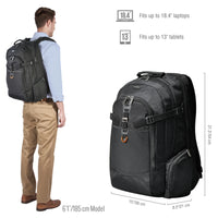 EVERKI BUSINESS BACKPACK | Fits up to 18.4 inch laptops | Rain cover | Heavy-duty zippers and pulls Everki