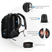 EVERKI BUSINESS BACKPACK | Fits up to 18.4 inch laptops | Rain cover | Heavy-duty zippers and pulls Everki