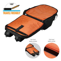 EVERKI BUSINESS BACKPACK | Fits up to 18.4 inch laptops | Rain cover | Heavy-duty zippers and pulls Everki