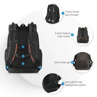 EVERKI ATLAS  BACKPACK | Fits up to 17.3 inch laptops | Travel friendly | Opens 180° |Trolley handle pass-through Everki