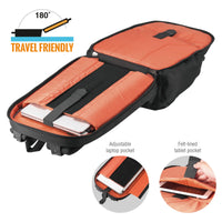EVERKI ATLAS  BACKPACK | Fits up to 17.3 inch laptops | Travel friendly | Opens 180° |Trolley handle pass-through Everki