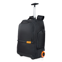 EVERKI TROLLEY BACKPACK | Fits up to 15.6 laptops | Hidden padded shoulder straps | ECO-friendly | Spacious | Wheel Cover Everki