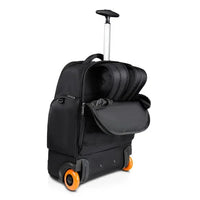 EVERKI TROLLEY BACKPACK | Fits up to 15.6 laptops | Hidden padded shoulder straps | ECO-friendly | Spacious | Wheel Cover Everki