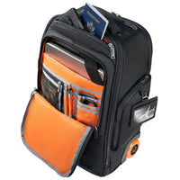EVERKI TROLLEY BACKPACK | Fits up to 15.6 laptops | Hidden padded shoulder straps | ECO-friendly | Spacious | Wheel Cover Everki