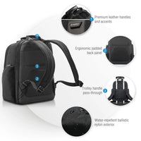 EVERKI VERSA BACKPACK | Fits up to 15 inch laptops | Travel friendly | Opens 180° | Hard-shell quick-access sunglasses case Everki